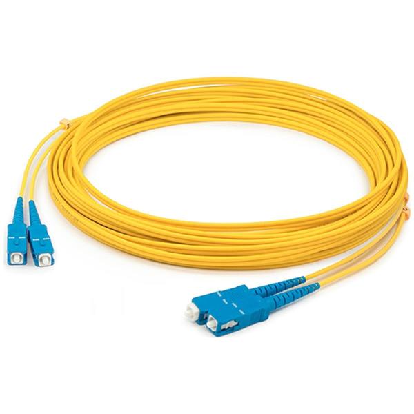 Add-On This Is A 2M Sc (Male) To Sc (Male) Yellow Duplex Riser-Rated Fiber ADD-SC-SC-2M9SMF